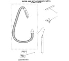 Kenmore 1163227590 hose and attachment diagram