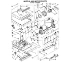 Kenmore 1163032390C nozzle and motor diagram