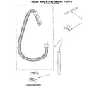 Kenmore 1163032390C hose and attachment diagram