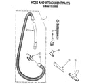 Kenmore 1162304090 hose and attachment diagram