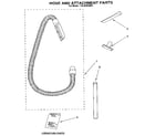 Kenmore 1163035390C hose and attachment diagram