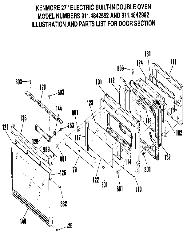 Door section