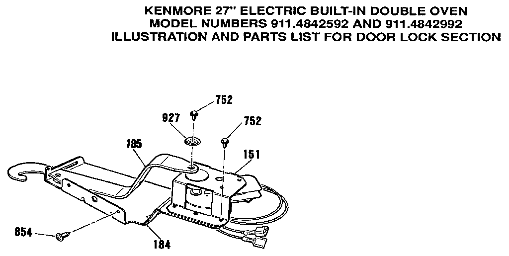 Door lock section