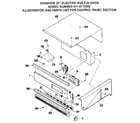 Kenmore 9114712992 control panel section diagram