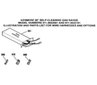 Kenmore 9113652191 wire harnesses and options diagram