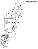 Power lock section
