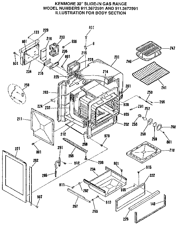 Body section