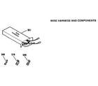 Kenmore 9113672591 wire harness and components diagram