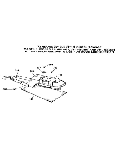 Door lock section