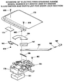 Door lock section