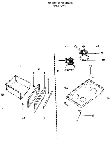 Top/drawer