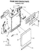 Frame and console