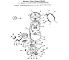 Kenmore 41799185120 washer-tubs, hoses, motor diagram