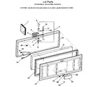 Kenmore 2539103384 lid diagram