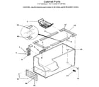 Kenmore 2539103384 cabinet diagram