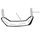 Sears 7866622 swing seat assembly diagram