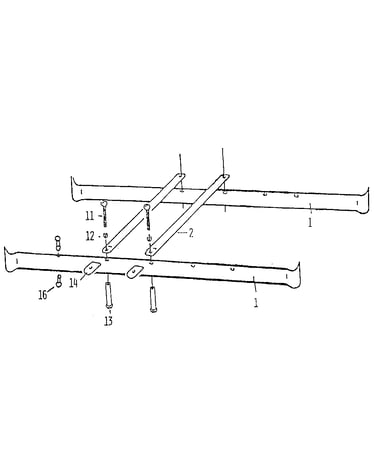 Ladder rail assembly