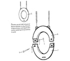 Sears 72707D tire swing assembly diagram