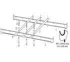 Sears 72119 ladder rail assembly diagram