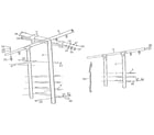 Sears 786720611 ladder assembly diagram