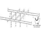 Sears 72029 ladder rail assembly diagram