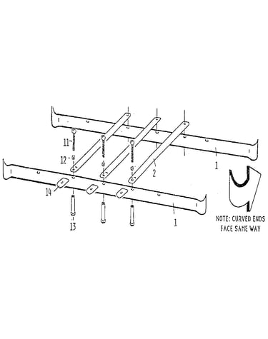 Ladder rail assembly