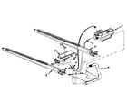 Kenmore 867766721 burner & manifold assembly diagram
