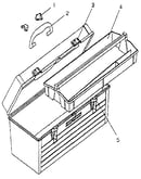22" plastic handbox