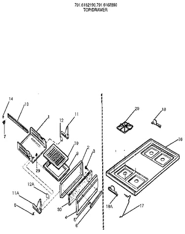 Top/drawer