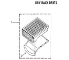 Kenmore 11097195820 dry rack diagram