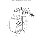 Kenmore 2539335390 cabinet parts diagram