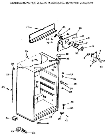 Cabinet parts