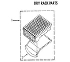 Kenmore 11096195520 dry rack diagram
