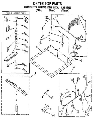 Dryer top