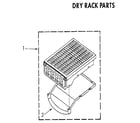 Kenmore 11096293810 dry rack diagram