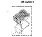 Kenmore 11097293110 dry rack diagram