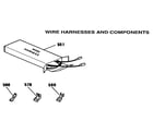 Kenmore 9119562993 wire harnesses and components diagram