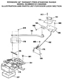 Door lock section