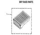 Kenmore 11097292110 dry rack diagram