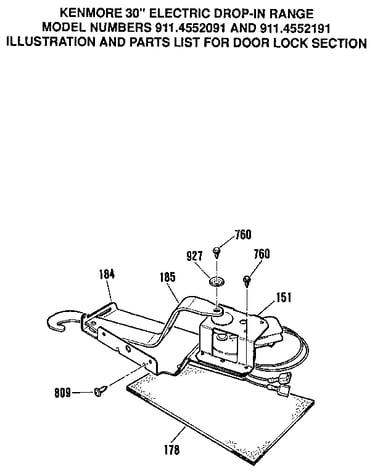 Door lock section