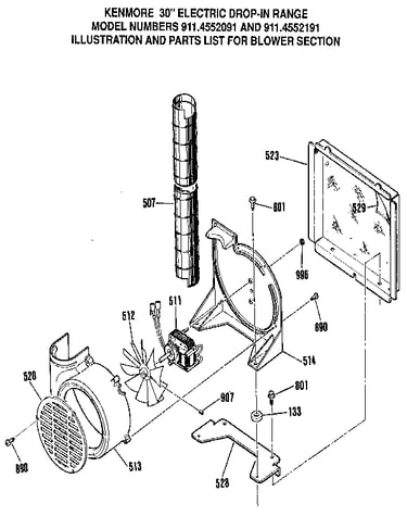 Blower section