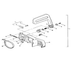 McCulloch PRO MAC 4300 MODEL 600116-05 figure 2 chain brake assembly diagram