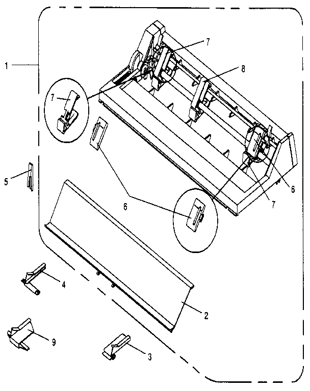 Assembly 5: pull tractor assembly