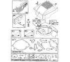 Briggs & Stratton 126802-3215-01 fuel tank assembly and gasket set diagram