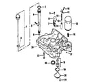 Kohler CV14S-1451 oil pan / lubrication diagram