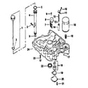 Kohler CV14S-1451 oil pan / lubrication diagram