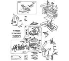 Craftsman 917255891 air cleaner body and carburetor assembly diagram