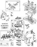 Air cleaner body and carburetor assembly