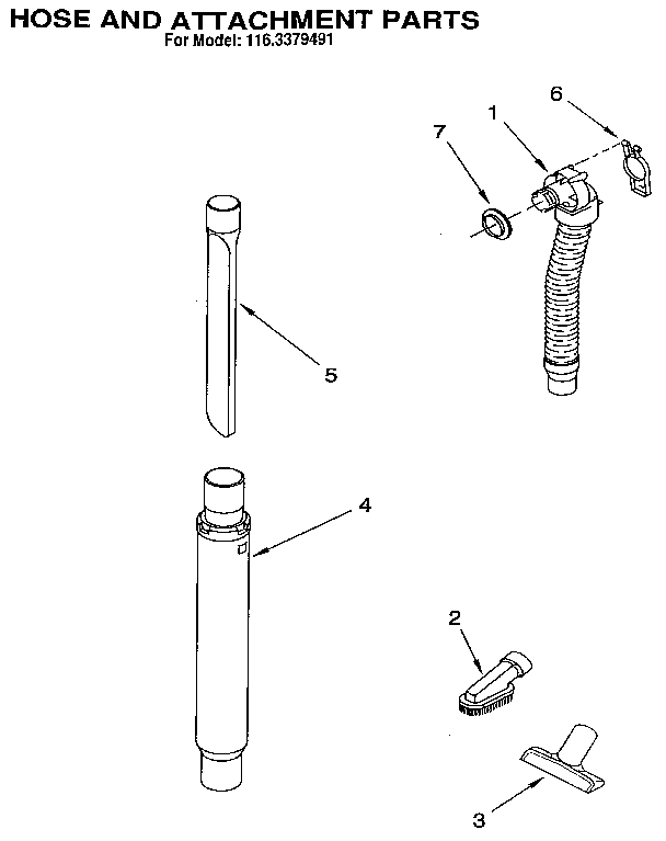 Hose and attachment