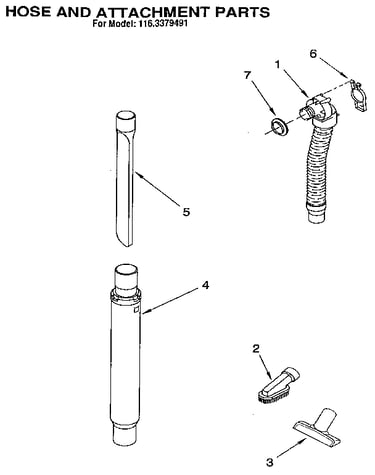 Hose and attachment